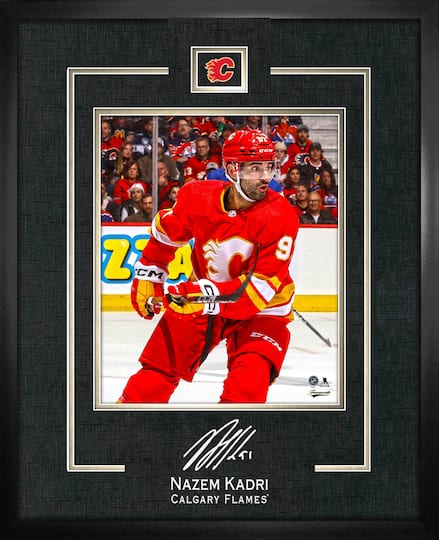 Nazem Kadri 16" x 20" Replica Signature Frame Flames